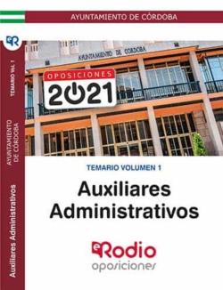 Libro Auxiliares Administrativos Del Ayuntamiento De Cordoba. Temario Volumen 1