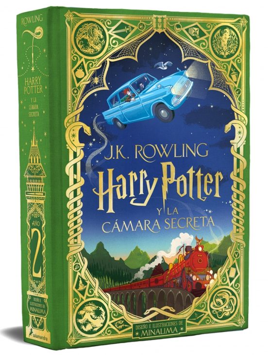 Libro Harry Potter Y La Cámara Secreta (edición Minal¡ma) (harry Potter [ediciones Ilustradas Interactivas] 2)