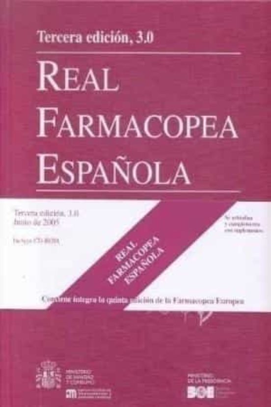 Portada de Real Farmacopea Española