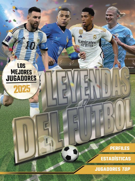 Libro Leyendas Del Fútbol. Los Mejores Jugadores 2025