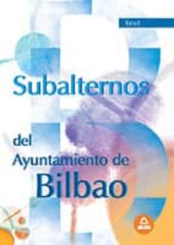 Libro Test De Subalternos Del Ayuntamiento De Bilbao