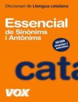 Libro Diccionari Essencial De Sinonims I Antonims