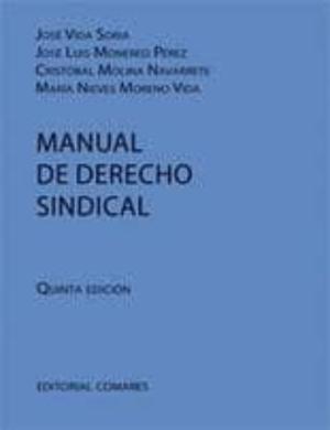 Libro Manual De Derecho Sindical (5ª Ed)