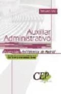 Libro Temario Vol. I. Oposiciones Auxiliar Administrativo Universidad Politecnica De Madrid