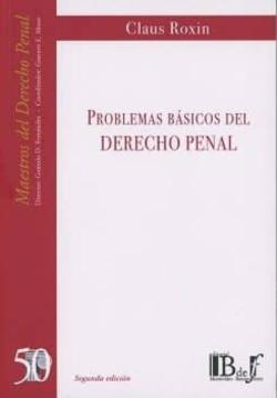 Libro Problemas Basicos Del Derecho Penal 2017