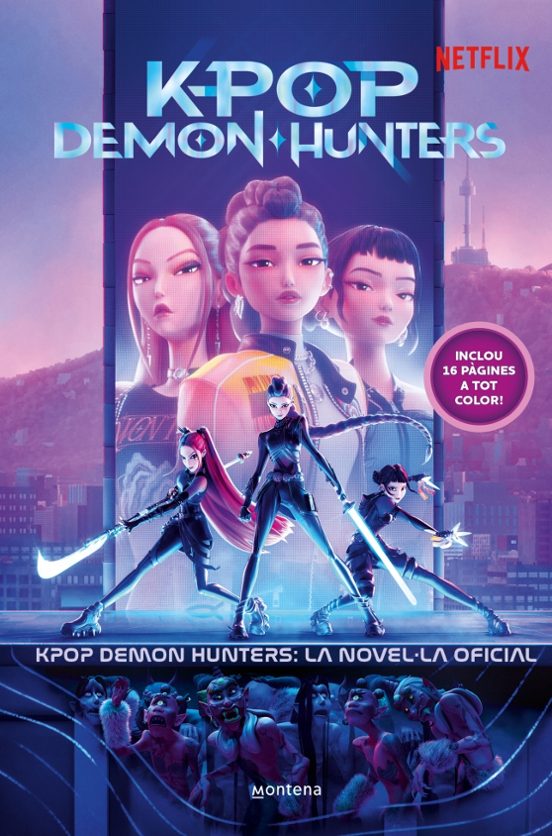 Portada de Kpop Demon Hunters – La Novel·la Oficial