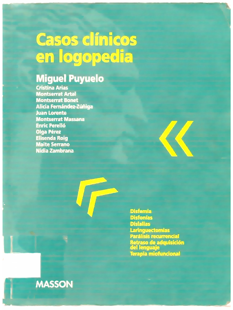 Libro Casos Clinicos En Logopedia