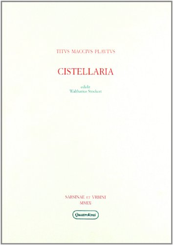 Libro Cistellaria. La Cestilla
