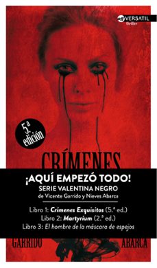 Libro Crimenes Exquisitos (Serie Valentina Negro &Amp; Javier Sanjuan 1)