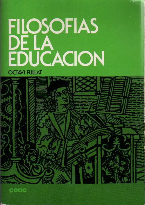 Libro Filosofia De La Educacion