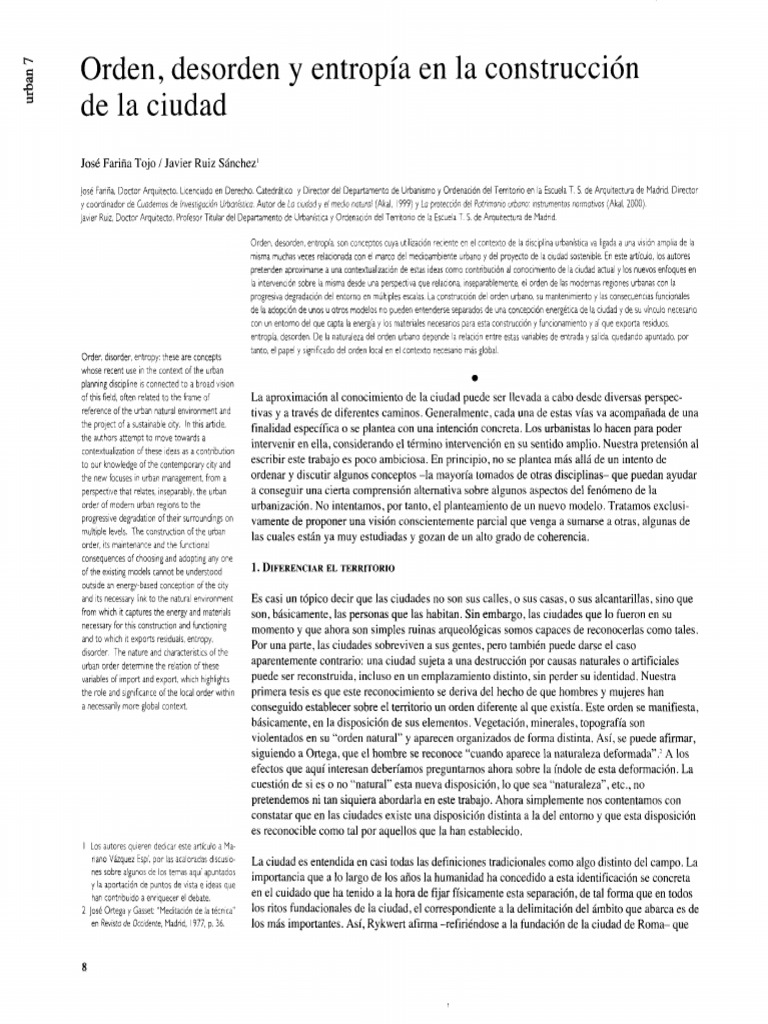 Libro La Ciudad Y El Medio Natural