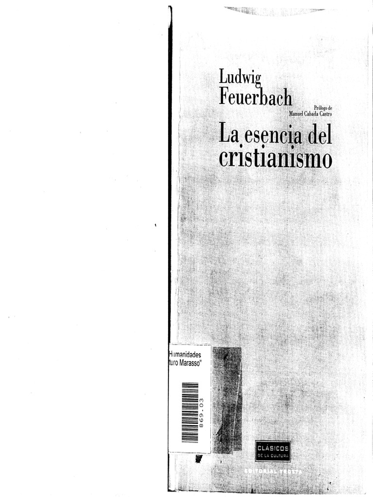 Libro La Esencia Del Cristianismo (2ª Ed.)