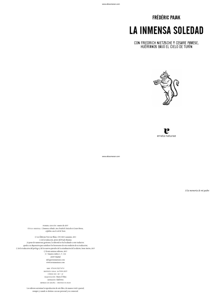 Libro La Inmensa Soledad