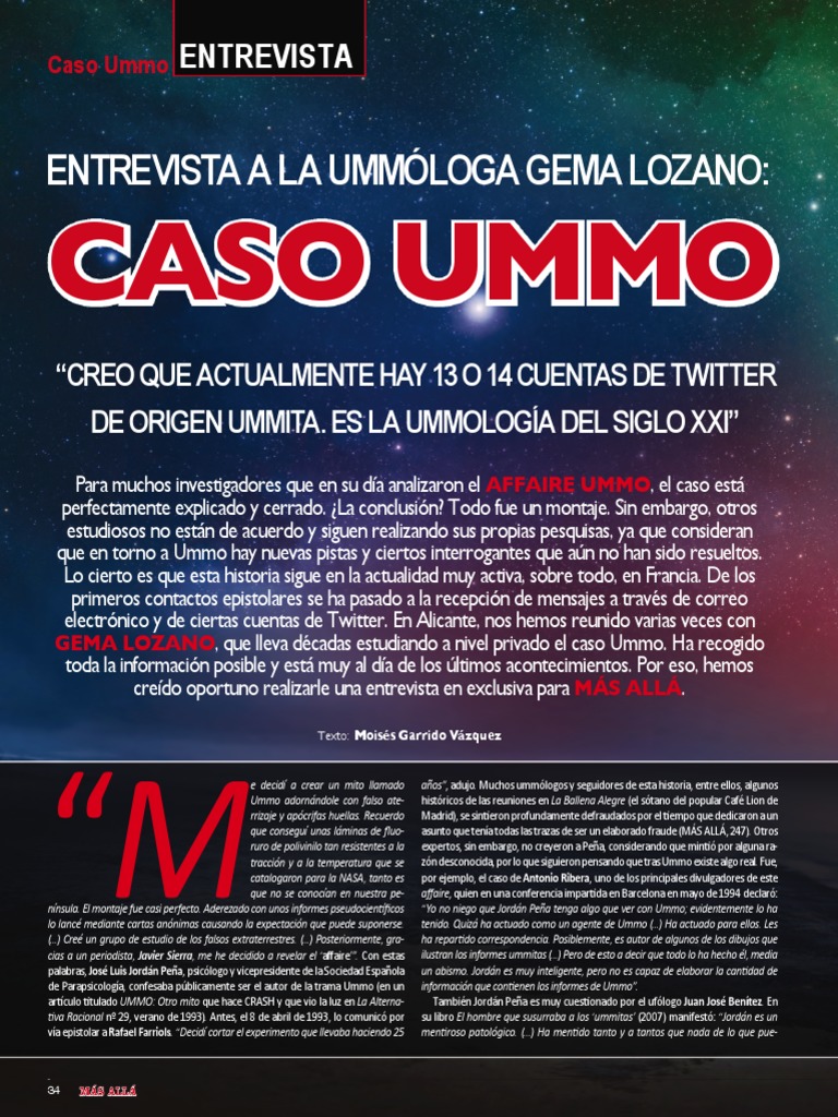 Libro Ummo. Último Mensaje 2016-2019